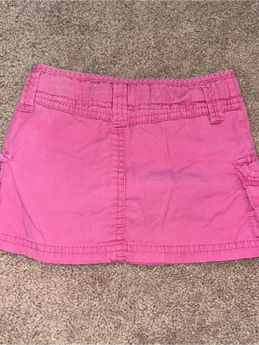 The Children's Place Bright Pink Cargo Pocket Skirt Size: 4